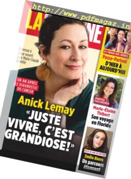 La Semaine – mars 15, 2019