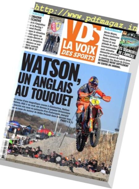 La Voix des Sports Flandres – 04 fevrier 2019 Cover