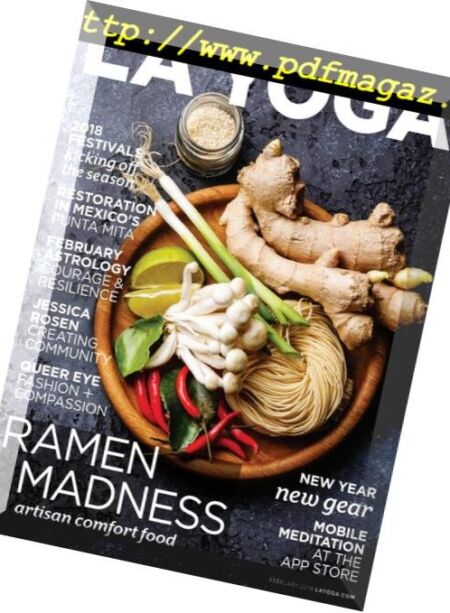 LA Yoga – February 2018 Cover