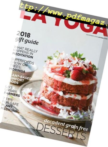 LA Yoga – November 2018 Cover