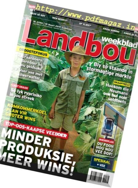 Landbouweekblad – 15 Maart 2019 Cover