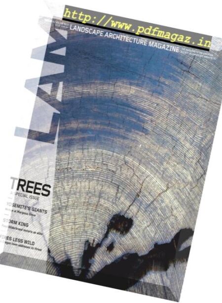 Landscape Architecture Magazine USA – March 2019 Cover