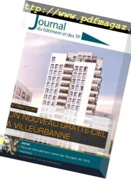 Le Journal du Batiment et des TP – 21 Fevrier 2019