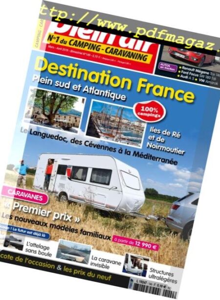 Le Monde du Plein-Air – mars 2019 Cover
