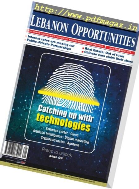 Lebanon Opportunities – March 2019 Cover