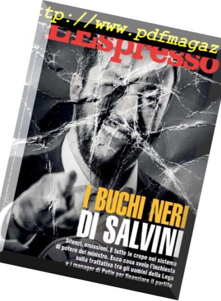 L’Espresso – 03 marzo 2019 Cover