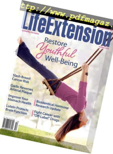 Life Extension Magazine – October 2018 Cover