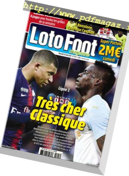 Loto Foot – 13 Mars 2019 Cover