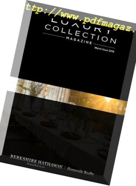 Luxury Collection – March 2019 Cover