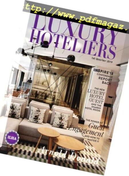 Luxury Hoteliers – N 1, 2019 Cover