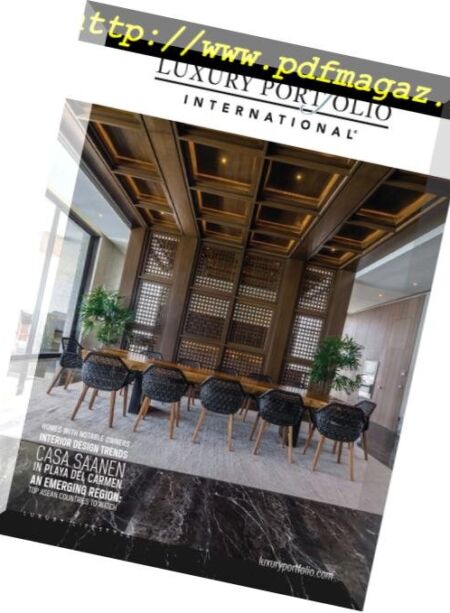 Luxury Portfolio International Magazine – Vol 8 Issue 2, 2018 Cover