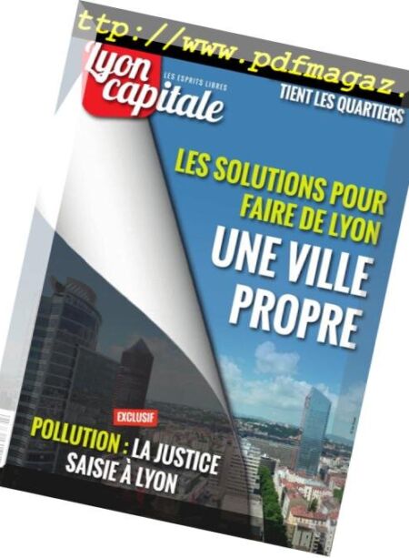 Lyon Capitale – fevrier 2017 Cover