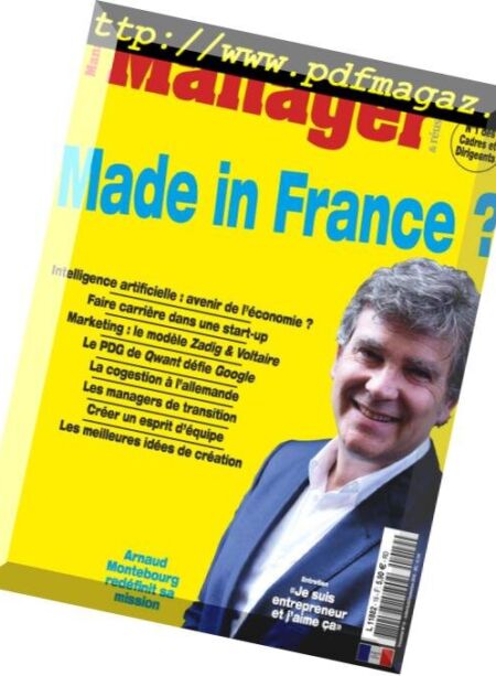 Manager & Reussir – juillet 2018 Cover