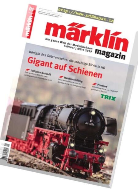 Marklin – Februar-Marz 2019 Cover