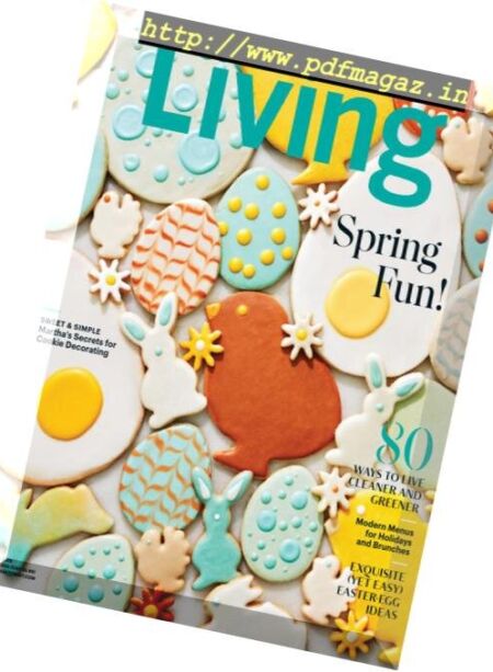 Martha Stewart Living – April 2019 Cover