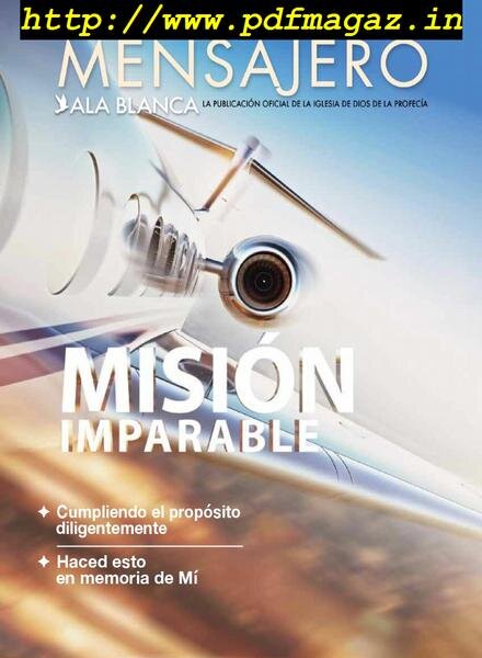 Mensajero Ala Blanca – marzo-abril 2019 Cover