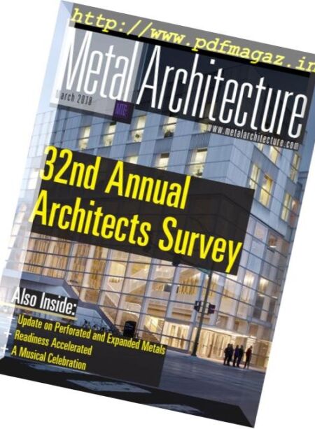 Metal Architecture – March 2018 Cover