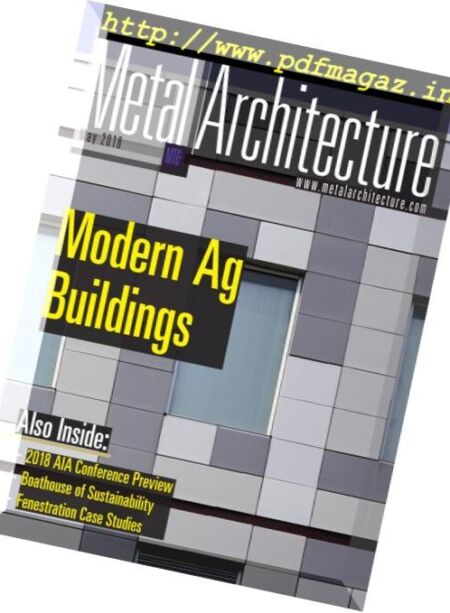 Metal Architecture – May 2018 Cover