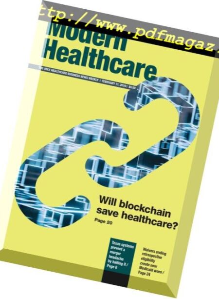 Modern Healthcare – February 11, 2019 Cover