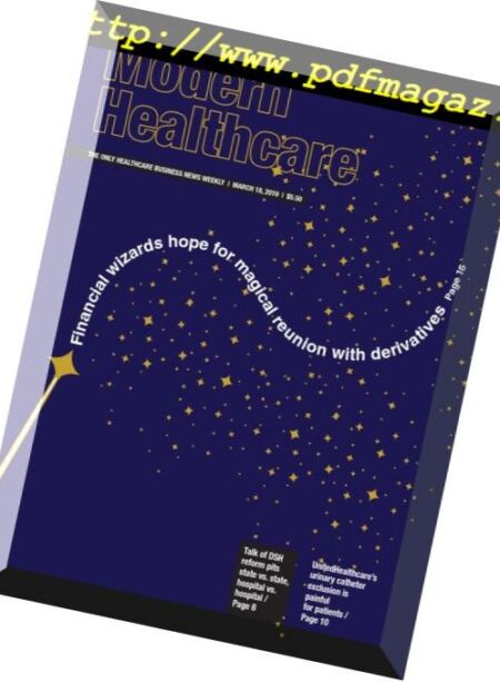Modern Healthcare – March 18, 2019 Cover