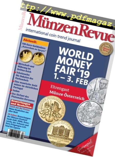 MunzenRevue – Februar 2019 Cover