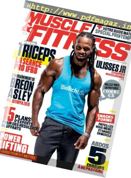 Muscle & Fitness France – avril 2019 Cover