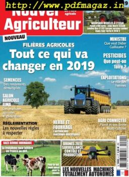 Nouvel Agriculteur – novembre 2018