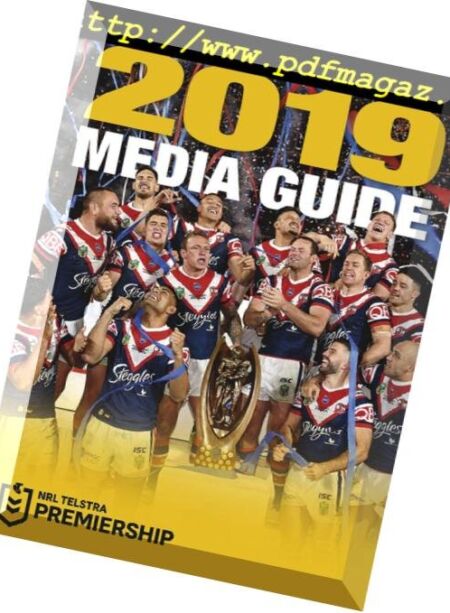 NRL Media Guide – March 2019 Cover