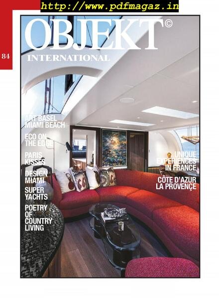 Objekt International – March 2019 Cover