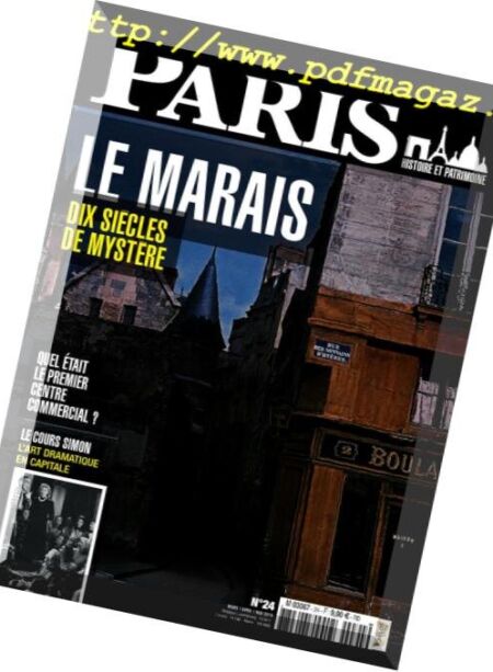 Paris, de Lutece a nos jours – avril 2019 Cover