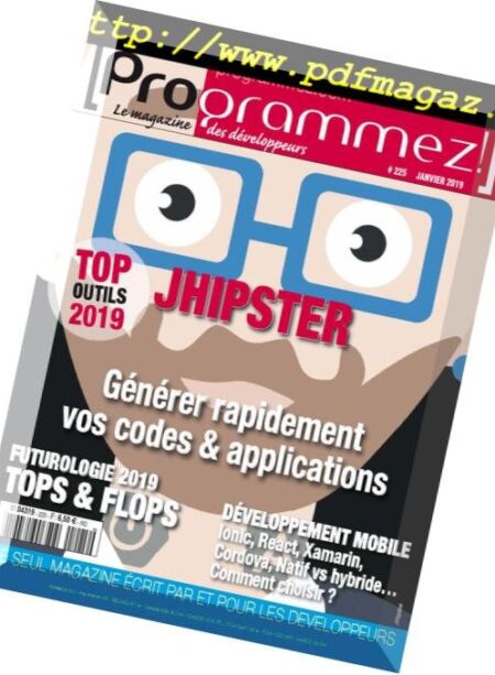 Programmez! – janvier 2019 Cover