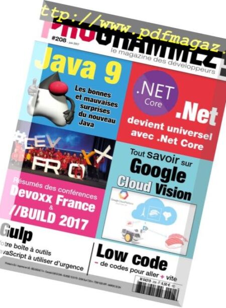 Programmez! – juin 2017 Cover