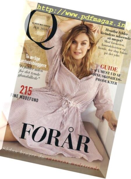 Q Kvinder med Kurver – februar 2019 Cover