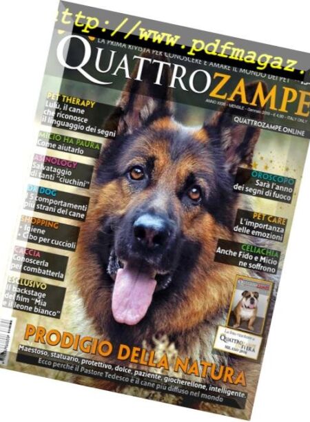 QuattroZampe – Gennaio 2019 Cover