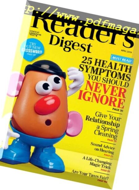 Reader’s Digest Canada – April 2019 Cover