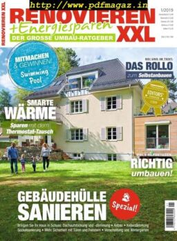 Renovieren + Energiesparen – Nr 1, 2019