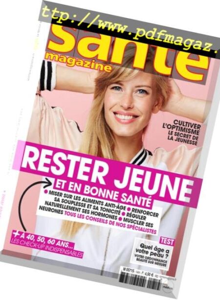 Sante Magazine – Hors-Serie – fevrier 2019 Cover