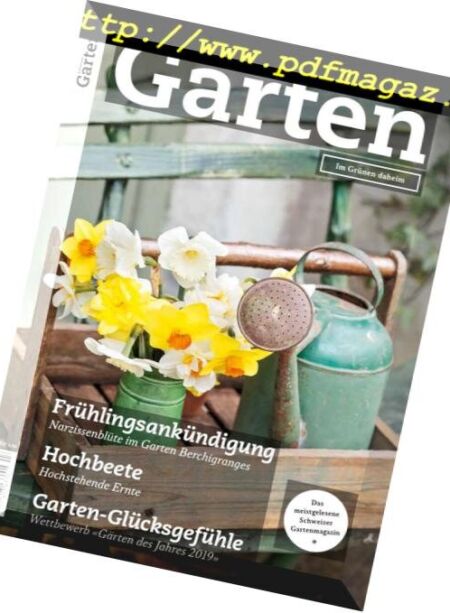 Schweizer Garten – Im Grunen daheim – Februar 2019 Cover