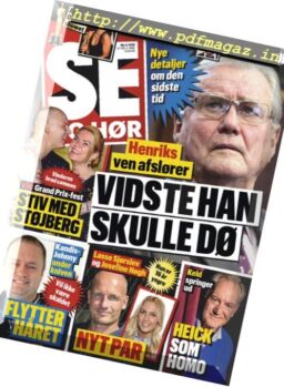 SE og HoR – 27 februar 2019