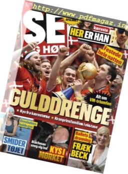 SE og HoR – 30 januar 2019