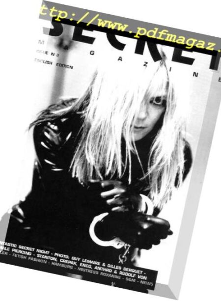 SECRET Magazine – Issue 03 Cover