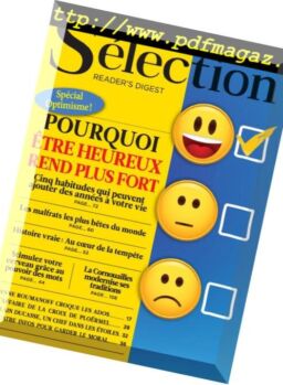 Selection Reader’s Digest France – avril 2018