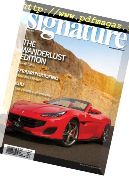 Signature – March 2019 Cover