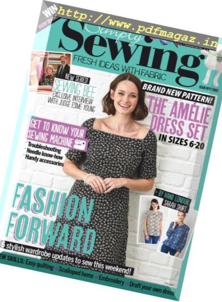 Simply Sewing – June 2019 Cover