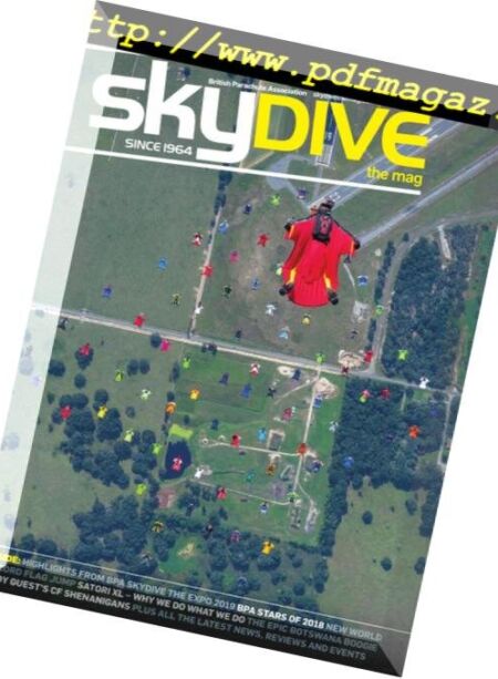 Skydive – February 2019 Cover
