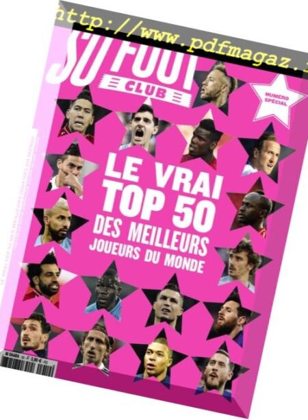 So Foot Club – avril 2019 Cover