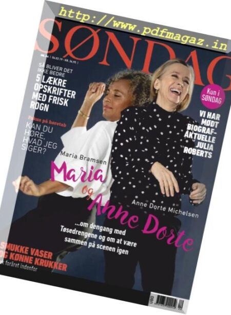 Sondag – 04 februar 2019 Cover