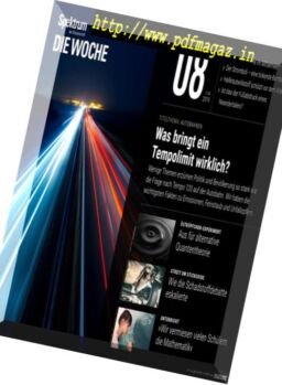 Spektrum Die Woche – 22 Februar 2019