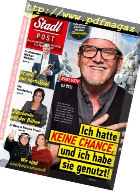 Stadlpost – Februar-Marz 2019 Cover