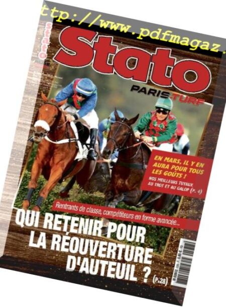 Stato Turf – mars 2019 Cover